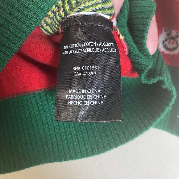 Disney Pixar Baby Sz 12M Toy Story Merry Rex-Mas Christmas Holiday Knit Sweater - Picture 5 of 7